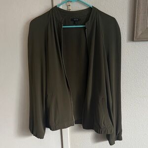 Apt. 9 Women's Dark Green Bomber Jacket